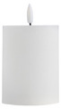 Kubbelys med 3D LED-flamme H10 cm